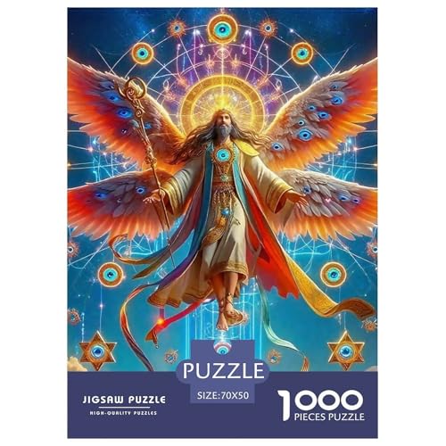 Engel Flügel Puzzle 1000 Teile EIN Herausforderndes Rätsel, EIN schönes Bein Geschenke Für Frauen,Geschenke Für Männer Erwachsenenpuzzle Ab 14 Jahren70x50cm/1000pcs von JCOUSDAEO