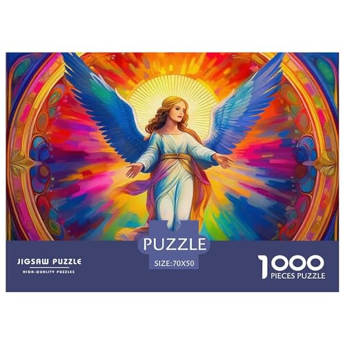 Engel Flügel Puzzle 1000 Teile EIN Herausforderndes Rätsel, EIN schönes Bein Geschicklichkeitsspiel Für Die Ganze Familie Erwachsenenpuzzle Ab 14 Jahren70x50cm/1000pcs von JCOUSDAEO