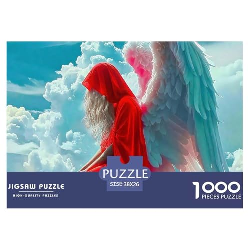 Engel Flügel Puzzle 1000 Teile EIN Herausforderndes Rätsel, EIN schönes Bein Geschicklichkeitsspiel Für Die Ganze Familie1000-teilige Puzzles Kinder38x26cm/1000pcs von JCOUSDAEO