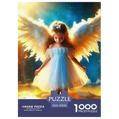 Engel Flügel Puzzle 1000 Teile EIN Herausforderndes Rätsel, EIN schönes Bein Geschicklichkeitsspiel Für Die Ganze Familie1000-teilige Puzzles Kinder70x50cm/1000pcs von JCOUSDAEO