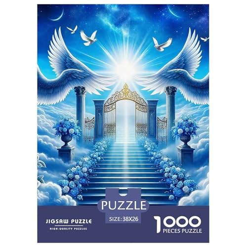 Engel Flügel Puzzle 1000 Teile EIN Herausforderndes Rätsel, EIN schönes Bein Puzzles Für Erwachsene Lernspiel Erwachsenenpuzzle Ab 14 Jahren38x26cm/1000pcs von JCOUSDAEO