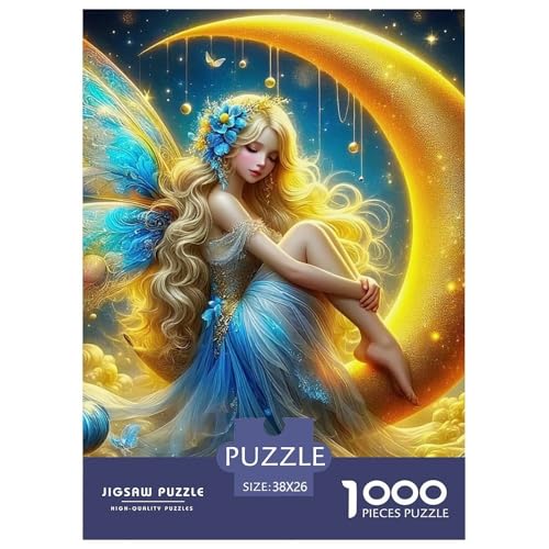 Engel Flügel Puzzle 1000 Teile Farbenfrohes Puzzle Für Erwachsene Und Kinder EIN schönes Bein Puzzles Für Erwachsene Lernspiel1000-teilige Puzzles38x26cm/1000pcs von JCOUSDAEO