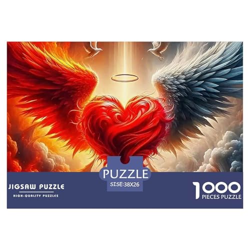 Engel Flügel Puzzle 1000 Teile Klassische Puzzles Schwer Für Erwachsene Und Kinder EIN schönes Bein Geschenke Für Frauen,Geschenke Für Männer 1000-teilige Puzzles38x26cm/1000pcs Engel Flügel Puzzle 1000 Teile Klassische Puzzles Schwer Für Erwachsene Und Kinder EIN schönes Bein Geschenke Für Frauen,Geschenke Für Männer 1000-teilige Puzzles38x26cm/1000pcs von JCOUSDAEO