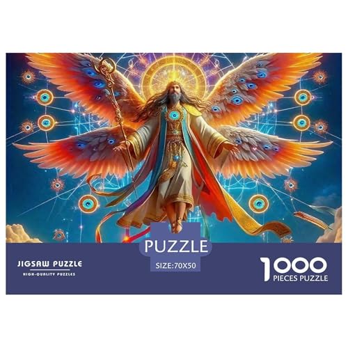 Engel Flügel Puzzle 1000 Teile Klassische Puzzles Schwer Für Erwachsene Und Kinder EIN schönes Bein Geschenke Für Frauen,Geschenke Für Männer Erwachsenenpuzzle70x50cm/1000pcs von JCOUSDAEO