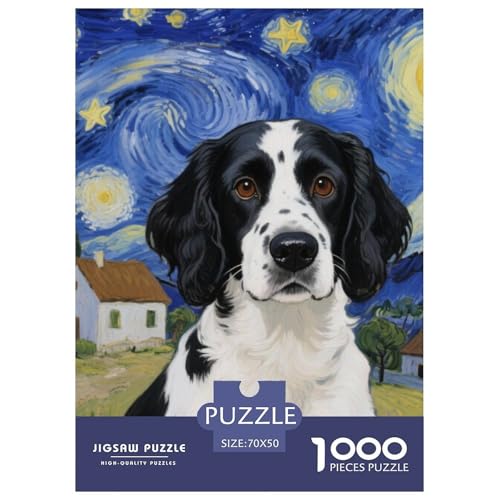 Englischer Springer Spaniel 1000 Piece Puzzle Puzzle for Men and Women niedlich Hund Puzzles for Adults and Children Colourful Toy for Children from 8-12 Years for Older Children70x50cm/1000pcs Englischer Springer Spaniel 1000 Piece Puzzle Puzzle for Men and Women niedlich Hund Puzzles for Adults and Children Colourful Toy for Children from 8-12 Years for Older Children70x50cm/1000pcs von JCOUSDAEO