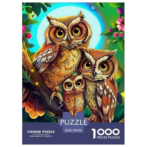 Eule 1000 Teile Puzzle EIN Herausforderndes Rätsel, Bird of Prey Geschenke Für Frauen,Geschenke Für Männer 1000-teilige Puzzles Kinder70x50cm/1000pcs Eule 1000 Teile Puzzle EIN Herausforderndes Rätsel, Bird of Prey Geschenke Für Frauen,Geschenke Für Männer 1000-teilige Puzzles Kinder70x50cm/1000pcs von JCOUSDAEO