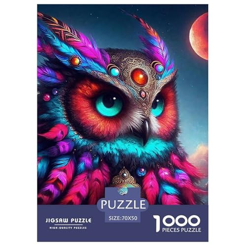 Eule 1000 Teile Puzzle EIN Herausforderndes Rätsel, Bird of Prey Geschicklichkeitsspiel Für Die Ganze Familie, 1000-teilige Puzzles Kinder70x50cm/1000pcs Eule 1000 Teile Puzzle EIN Herausforderndes Rätsel, Bird of Prey Geschicklichkeitsspiel Für Die Ganze Familie, 1000-teilige Puzzles Kinder70x50cm/1000pcs von JCOUSDAEO