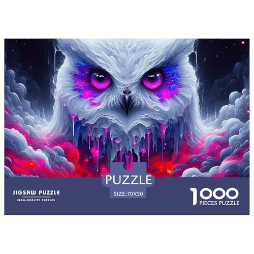 Eule 1000 Teile Puzzle EIN Herausforderndes Rätsel, Bird of Prey Geschicklichkeitsspiel Für Die Ganze Familie, Erwachsenenpuzzle 70x50cm/1000pcs Eule 1000 Teile Puzzle EIN Herausforderndes Rätsel, Bird of Prey Geschicklichkeitsspiel Für Die Ganze Familie, Erwachsenenpuzzle 70x50cm/1000pcs von JCOUSDAEO