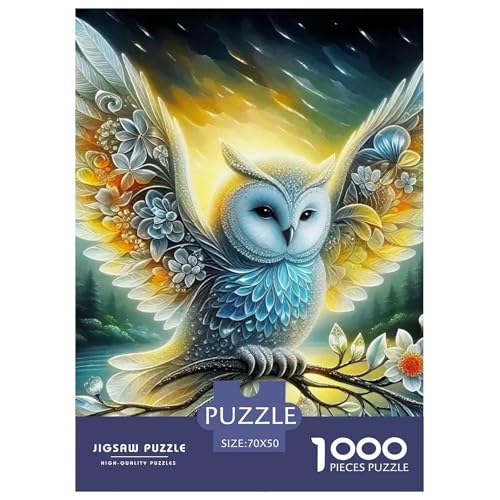 Eule 1000 Teile Puzzle EIN Herausforderndes Rätsel, Bird of Prey Geschicklichkeitsspiel Für Die Ganze Familie, Erwachsenenpuzzle 70x50cm/1000pcs Eule 1000 Teile Puzzle EIN Herausforderndes Rätsel, Bird of Prey Geschicklichkeitsspiel Für Die Ganze Familie, Erwachsenenpuzzle 70x50cm/1000pcs von JCOUSDAEO