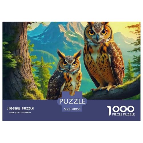 Eule 1000 Teile Puzzle Farbenfrohes Puzzle Für Erwachsene Und Kinder Bird of Prey Geschenke Für Frauen,Geschenke Für Männer Erwachsenenpuzzle 70x50cm/1000pcs Eule 1000 Teile Puzzle Farbenfrohes Puzzle Für Erwachsene Und Kinder Bird of Prey Geschenke Für Frauen,Geschenke Für Männer Erwachsenenpuzzle 70x50cm/1000pcs von JCOUSDAEO