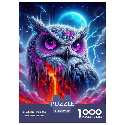 Eule 1000 Teile Puzzle Farbenfrohes Puzzle Für Erwachsene Und Kinder Bird of Prey Geschicklichkeitsspiel Für Die Ganze Familie, 1000-teilige Puzzles70x50cm/1000pcs Eule 1000 Teile Puzzle Farbenfrohes Puzzle Für Erwachsene Und Kinder Bird of Prey Geschicklichkeitsspiel Für Die Ganze Familie, 1000-teilige Puzzles70x50cm/1000pcs von JCOUSDAEO