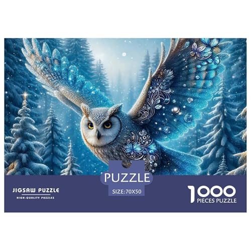 Eule 1000 Teile Puzzle Klassische Puzzles Schwer Für Erwachsene Und Kinder Bird of Prey Geschicklichkeitsspiel Für Die Ganze Familie, Erwachsenenpuzzle 70x50cm/1000pcs Eule 1000 Teile Puzzle Klassische Puzzles Schwer Für Erwachsene Und Kinder Bird of Prey Geschicklichkeitsspiel Für Die Ganze Familie, Erwachsenenpuzzle 70x50cm/1000pcs von JCOUSDAEO