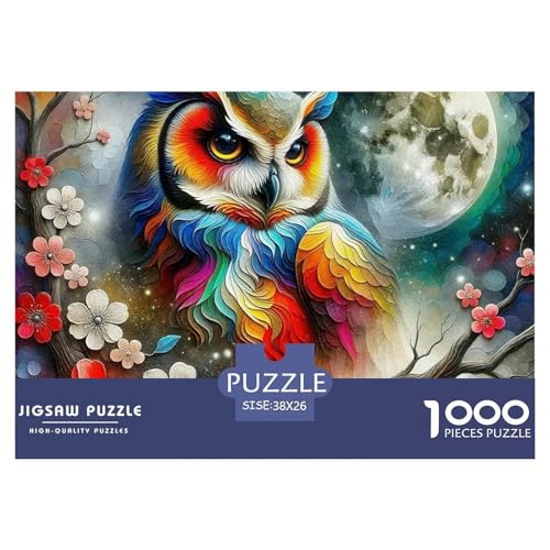 Eule 1000-teilige Puzzles EIN Herausforderndes Rätsel, Bird of Prey Puzzles Für Erwachsene Lernspiel Herausforderungsspielzeug Erwachsenenpuzzle 38x26cm/1000pcs Eule 1000-teilige Puzzles EIN Herausforderndes Rätsel, Bird of Prey Puzzles Für Erwachsene Lernspiel Herausforderungsspielzeug Erwachsenenpuzzle 38x26cm/1000pcs von JCOUSDAEO
