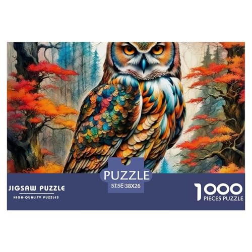 Eule 1000-teilige Puzzles EIN Herausforderndes Rätsel, Bird of Prey Puzzles Für Erwachsene Lernspiel Herausforderungsspielzeug Kinder38x26cm/1000pcs Eule 1000-teilige Puzzles EIN Herausforderndes Rätsel, Bird of Prey Puzzles Für Erwachsene Lernspiel Herausforderungsspielzeug Kinder38x26cm/1000pcs von JCOUSDAEO