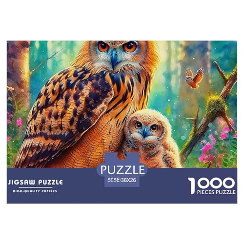 Eule 1000-teilige Puzzles EIN Herausforderndes Rätsel, Bird of Prey Puzzles Für Erwachsene Lernspiel Herausforderungsspielzeug Kinder38x26cm/1000pcs Eule 1000-teilige Puzzles EIN Herausforderndes Rätsel, Bird of Prey Puzzles Für Erwachsene Lernspiel Herausforderungsspielzeug Kinder38x26cm/1000pcs von JCOUSDAEO