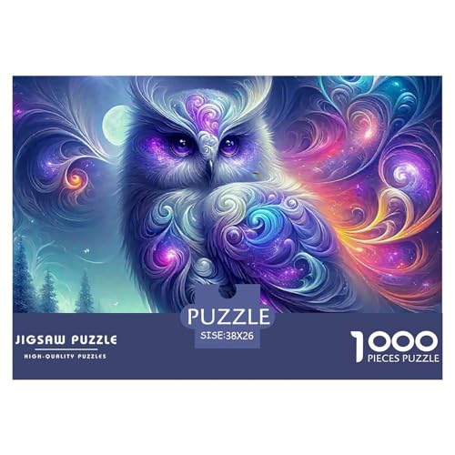 Eule 1000-teilige Puzzles Farbenfrohes Puzzle Für Erwachsene Und Kinder Bird of Prey Geschicklichkeitsspiel Für Die Ganze Familie, 38x26cm/1000pcs Eule 1000-teilige Puzzles Farbenfrohes Puzzle Für Erwachsene Und Kinder Bird of Prey Geschicklichkeitsspiel Für Die Ganze Familie, 38x26cm/1000pcs von JCOUSDAEO