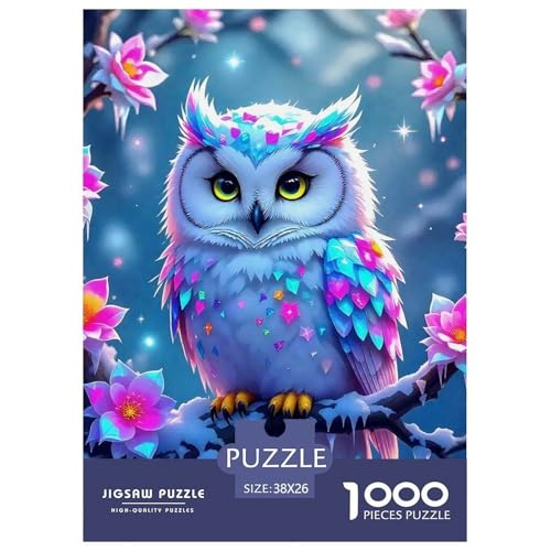 Eule 1000-teilige Puzzles Farbenfrohes Puzzle Für Erwachsene Und Kinder Bird of Prey Puzzles Für Erwachsene Lernspiel Herausforderungsspielzeug38x26cm/1000pcs Eule 1000-teilige Puzzles Farbenfrohes Puzzle Für Erwachsene Und Kinder Bird of Prey Puzzles Für Erwachsene Lernspiel Herausforderungsspielzeug38x26cm/1000pcs von JCOUSDAEO