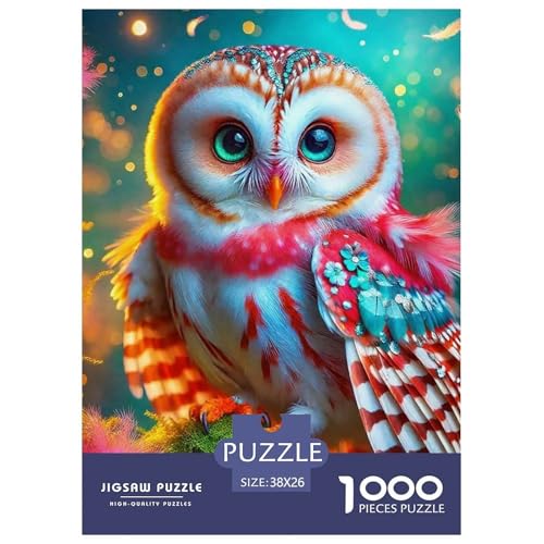 Eule 1000-teilige Puzzles Klassische Puzzles Schwer Für Erwachsene Und Kinder Bird of Prey Puzzles Für Erwachsene Lernspiel Herausforderungsspielzeug Erwachsenenpuzzle 38x26cm/1000pcs Eule 1000-teilige Puzzles Klassische Puzzles Schwer Für Erwachsene Und Kinder Bird of Prey Puzzles Für Erwachsene Lernspiel Herausforderungsspielzeug Erwachsenenpuzzle 38x26cm/1000pcs von JCOUSDAEO