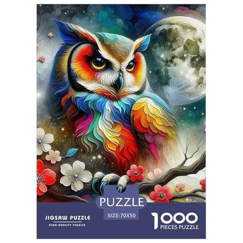 Eule Puzzle 1000 Teile Klassische Puzzles Schwer Für Erwachsene Und Kinder Bird of Prey Geschenke Für Frauen,Geschenke Für Männer 1000-teilige Puzzles70x50cm/1000pcs Eule Puzzle 1000 Teile Klassische Puzzles Schwer Für Erwachsene Und Kinder Bird of Prey Geschenke Für Frauen,Geschenke Für Männer 1000-teilige Puzzles70x50cm/1000pcs von JCOUSDAEO