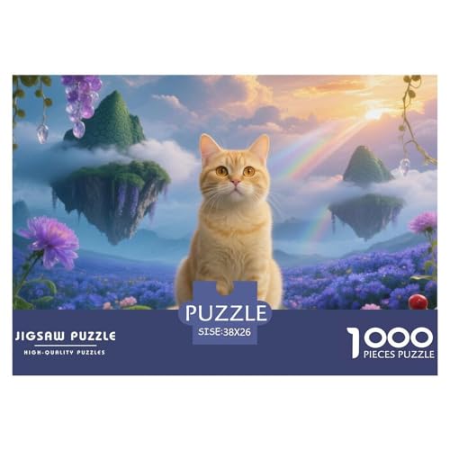 Exotische Kurzhaare 1000 Piece Puzzle A Challenging Puzzle Haustier Katze Puzzles for Adults and Children Gifts for Women, Gifts for Men for Older Children38x26cm/1000pcs von JCOUSDAEO