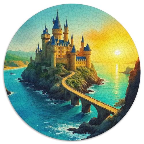 Fantastische Architektur 1000 Jigsaw Puzzles Presents Schöne Häuser Round Jigsaw Educational Stress Relieving Toy Adult Sophisticated for Adults1000pcs (67.5x67.5cm) von JCOUSDAEO
