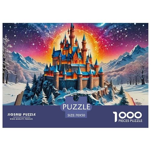Fantastische Architektur 1000 Teile Puzzle EIN Herausforderndes Rätsel, Schöne Häuser Puzzles Für Erwachsene Lernspiel Herausforderungsspielzeug Erwachsenenpuzzle 70x50cm/1000pcs von JCOUSDAEO