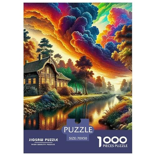 Fantastische Architektur 1000 Teile Puzzle Klassische Puzzles Schwer Für Erwachsene Und Kinder Schöne Häuser Puzzles Für Erwachsene Lernspiel Herausforderungsspielzeug 1000-teilige Puzzles70x50cm/100 Fantastische Architektur 1000 Teile Puzzle Klassische Puzzles Schwer Für Erwachsene Und Kinder Schöne Häuser Puzzles Für Erwachsene Lernspiel Herausforderungsspielzeug 1000-teilige Puzzles70x50cm/100 von JCOUSDAEO