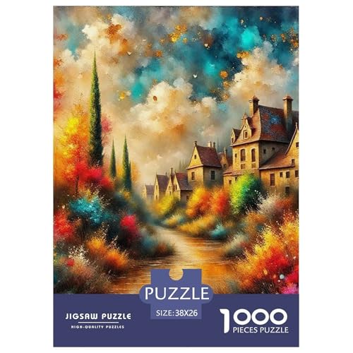 Fantastische Architektur 1000-teilige Puzzles EIN Herausforderndes Rätsel, Schöne Häuser Geschicklichkeitsspiel Für Die Ganze Familie,buntes Legespiel Erwachsenenpuzzle 38x26cm/1000pcs Fantastische Architektur 1000-teilige Puzzles EIN Herausforderndes Rätsel, Schöne Häuser Geschicklichkeitsspiel Für Die Ganze Familie,buntes Legespiel Erwachsenenpuzzle 38x26cm/1000pcs von JCOUSDAEO