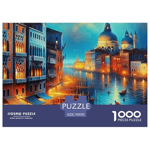 Fantastische Architektur 1000-teilige Puzzles Klassische Puzzles Schwer Für Erwachsene Und Kinder Schöne Häuser Puzzles Für Erwachsene Lernspiel Herausforderungsspielzeug70x50cm/1000pcs von JCOUSDAEO