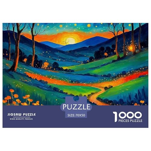 Fantastische Architektur Puzzle 1000 Teile EIN Herausforderndes Rätsel, Schöne Häuser Puzzles Für Erwachsene Lernspiel Herausforderungsspielzeug Erwachsenenpuzzle 70x50cm/1000pcs von JCOUSDAEO