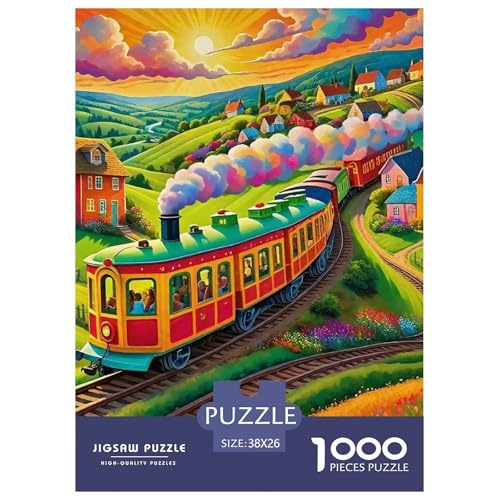 Fantastische Architektur Puzzle 1000 Teile Farbenfrohes Puzzle Für Erwachsene Und Kinder Schöne Häuser Puzzles Für Erwachsene Lernspiel Herausforderungsspielzeug Erwachsenenpuzzle 38x26cm von JCOUSDAEO