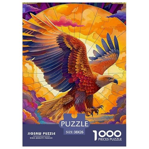 Fliegender Adler 1000 Teile Puzzle Farbenfrohes Puzzle Für Erwachsene Und Kinder Raptor Geschenke Für Frauen,Geschenke Für Männer Erwachsenenpuzzle 38x26cm/1000pcs Fliegender Adler 1000 Teile Puzzle Farbenfrohes Puzzle Für Erwachsene Und Kinder Raptor Geschenke Für Frauen,Geschenke Für Männer Erwachsenenpuzzle 38x26cm/1000pcs von JCOUSDAEO