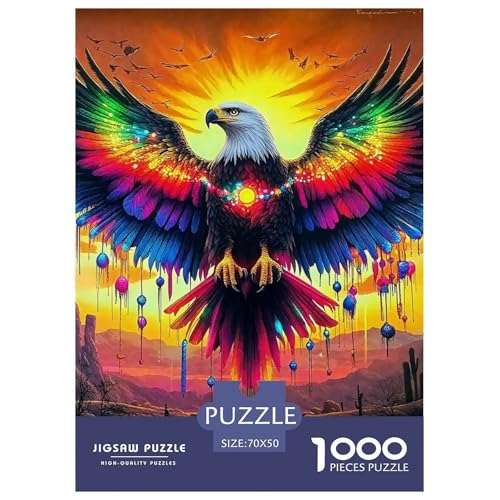 Fliegender Adler 1000 Teile Puzzle Klassische Puzzles Schwer Für Erwachsene Und Kinder Raptor Geschicklichkeitsspiel Für Die Ganze Familie, 1000-teilige Puzzles70x50cm/1000pcs Fliegender Adler 1000 Teile Puzzle Klassische Puzzles Schwer Für Erwachsene Und Kinder Raptor Geschicklichkeitsspiel Für Die Ganze Familie, 1000-teilige Puzzles70x50cm/1000pcs von JCOUSDAEO