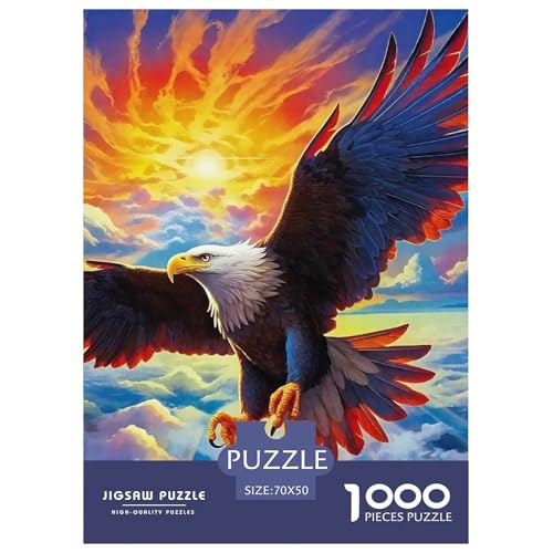 Fliegender Adler 1000 Teile Puzzle Klassische Puzzles Schwer Für Erwachsene Und Kinder Raptor Geschicklichkeitsspiel Für Die Ganze Familie, Erwachsenenpuzzle 70x50cm/1000pcs Fliegender Adler 1000 Teile Puzzle Klassische Puzzles Schwer Für Erwachsene Und Kinder Raptor Geschicklichkeitsspiel Für Die Ganze Familie, Erwachsenenpuzzle 70x50cm/1000pcs von JCOUSDAEO