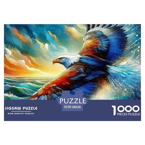 Fliegender Adler 1000-teilige Puzzles EIN Herausforderndes Rätsel, Raptor Puzzles Für Erwachsene Lernspiel Herausforderungsspielzeug Kinder38x26cm/1000pcs Fliegender Adler 1000-teilige Puzzles EIN Herausforderndes Rätsel, Raptor Puzzles Für Erwachsene Lernspiel Herausforderungsspielzeug Kinder38x26cm/1000pcs von JCOUSDAEO