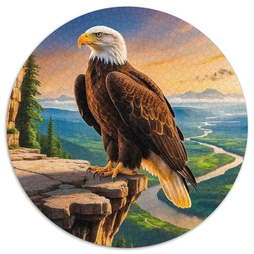 Fliegender Adler 1000Jigsaws Presents Raptor Round Jigsaw Educational Stress Relieving Toy Adult Sophisticated for Teenagers and Adults1000pcs (67.5x67.5cm) von JCOUSDAEO