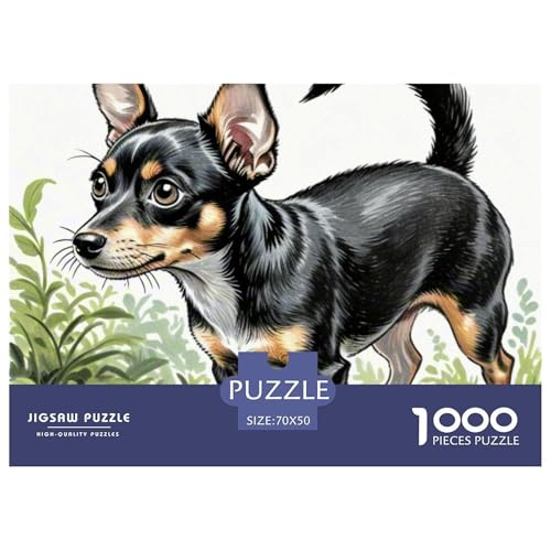Glatter Fuchs-Dackel Puzzle 1000 Pieces A Challenging Puzzle Süße Haustiere Puzzles for Adults Educational Game Challenge Toy Gifts for Women, Gifts for Men for Older Children70x50cm/1000pcs Glatter Fuchs-Dackel Puzzle 1000 Pieces A Challenging Puzzle Süße Haustiere Puzzles for Adults Educational Game Challenge Toy Gifts for Women, Gifts for Men for Older Children70x50cm/1000pcs von JCOUSDAEO