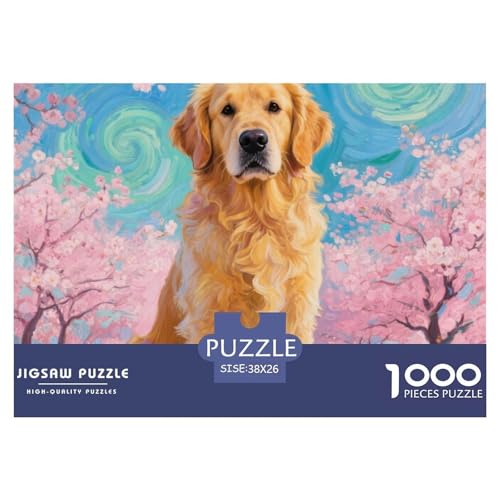 Goldener Retriever Puzzle 1000 Pieces Puzzle for Men and Women niedlich Hund Puzzle Games for The Whole Family Colourful Toy for Children from 8-12 Years for Children from 14 Years38x26cm/1000pcs Goldener Retriever Puzzle 1000 Pieces Puzzle for Men and Women niedlich Hund Puzzle Games for The Whole Family Colourful Toy for Children from 8-12 Years for Children from 14 Years38x26cm/1000pcs von JCOUSDAEO