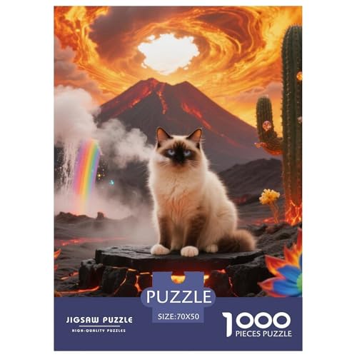 Himalaya Katze Puzzle for Adults 1000 Pieces A Challenging Puzzle Haustier Katze Puzzle Games for The Whole for Women, Gifts for Men for Children from 14 Years70x50cm/1000pcs Himalaya Katze Puzzle for Adults 1000 Pieces A Challenging Puzzle Haustier Katze Puzzle Games for The Whole for Women, Gifts for Men for Children from 14 Years70x50cm/1000pcs von JCOUSDAEO