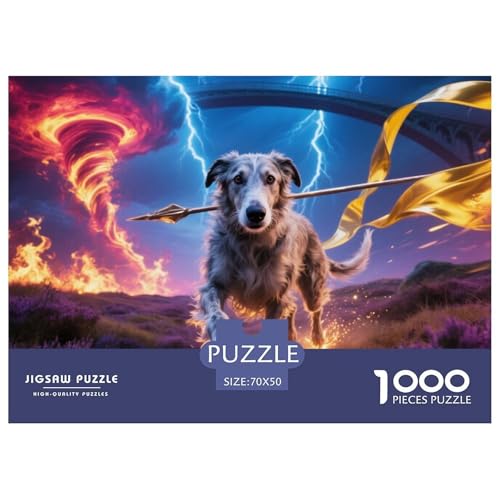 Irischer Wolfhund Puzzle 1000 Pieces Puzzle for Men and Women Haustierhund Puzzle Games for The Whole for Women, Gifts for Men for Children from 14 Years70x50cm/1000pcs Irischer Wolfhund Puzzle 1000 Pieces Puzzle for Men and Women Haustierhund Puzzle Games for The Whole for Women, Gifts for Men for Children from 14 Years70x50cm/1000pcs von JCOUSDAEO