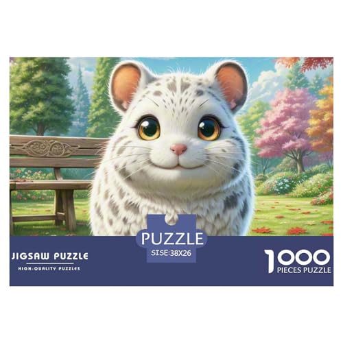 Japanisches Kinn ​ Puzzle 1000 Pieces A Challenging Puzzle Süße Haustiere Puzzles for Adults and Children Gifts for Women, Gifts for Men for Older Children38x26cm/1000pcs von JCOUSDAEO