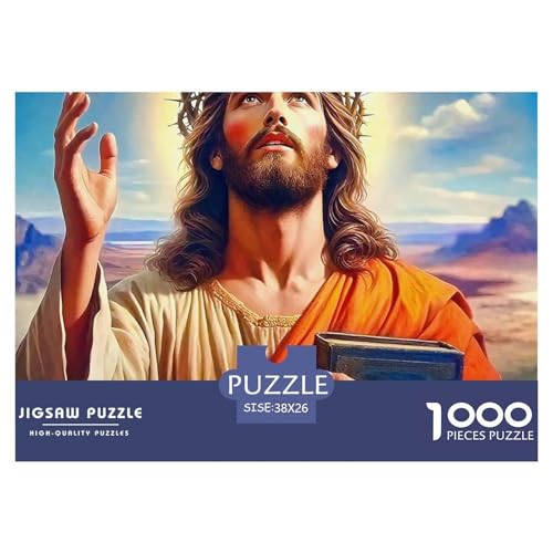 Jesus - Religion 1000 Teile Puzzle EIN Herausforderndes Rätsel, Geschenke Für Frauen,Geschenke Für Männer Erwachsenenpuzzle Ab 14 Jahren38x26cm/1000pcs Jesus - Religion 1000 Teile Puzzle EIN Herausforderndes Rätsel, Geschenke Für Frauen,Geschenke Für Männer Erwachsenenpuzzle Ab 14 Jahren38x26cm/1000pcs von JCOUSDAEO