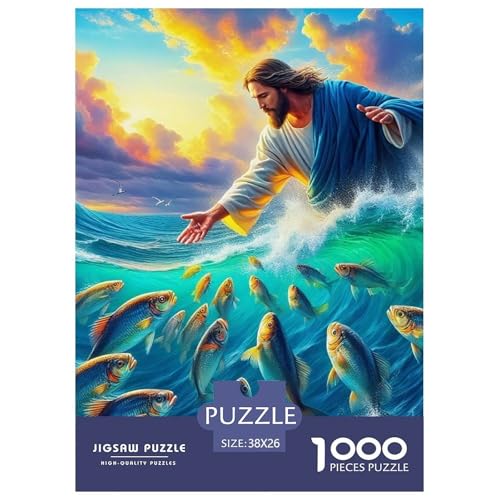 Jesus - Religion 1000 Teile Puzzle EIN Herausforderndes Rätsel, Geschenke Für Frauen,Geschenke Für Männer Erwachsenenpuzzle Ab 14 Jahren38x26cm/1000pcs Jesus - Religion 1000 Teile Puzzle EIN Herausforderndes Rätsel, Geschenke Für Frauen,Geschenke Für Männer Erwachsenenpuzzle Ab 14 Jahren38x26cm/1000pcs von JCOUSDAEO