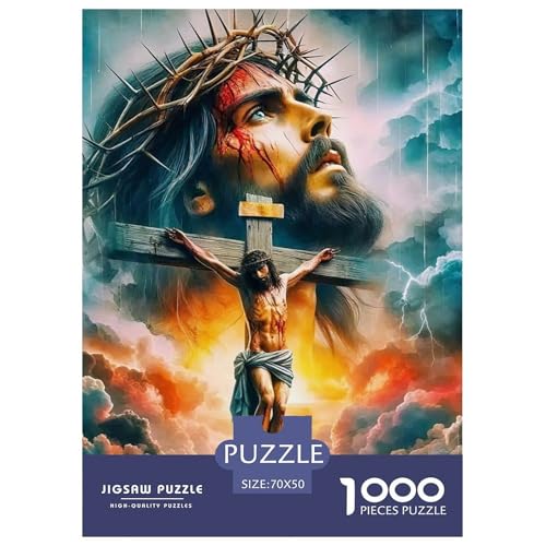 Jesus - Religion 1000 Teile Puzzle EIN Herausforderndes Rätsel, Puzzles Für Erwachsene Lernspiel Herausforderungsspielzeug Erwachsenenpuzzle70x50cm/1000pcs Jesus - Religion 1000 Teile Puzzle EIN Herausforderndes Rätsel, Puzzles Für Erwachsene Lernspiel Herausforderungsspielzeug Erwachsenenpuzzle70x50cm/1000pcs von JCOUSDAEO