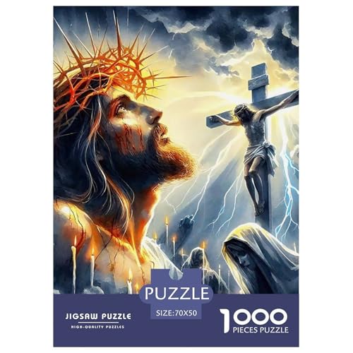 Jesus - Religion 1000 Teile Puzzle EIN Herausforderndes Rätsel, Puzzles Für Erwachsene Lernspiel Herausforderungsspielzeug Erwachsenenpuzzle70x50cm/1000pcs Jesus - Religion 1000 Teile Puzzle EIN Herausforderndes Rätsel, Puzzles Für Erwachsene Lernspiel Herausforderungsspielzeug Erwachsenenpuzzle70x50cm/1000pcs von JCOUSDAEO