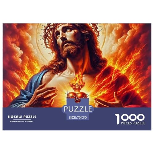 Jesus - Religion 1000 Teile Puzzle EIN Herausforderndes Rätsel, Puzzles Für Erwachsene Lernspiel Herausforderungsspielzeug Erwachsenenpuzzle70x50cm/1000pcs Jesus - Religion 1000 Teile Puzzle EIN Herausforderndes Rätsel, Puzzles Für Erwachsene Lernspiel Herausforderungsspielzeug Erwachsenenpuzzle70x50cm/1000pcs von JCOUSDAEO