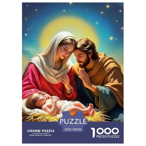 Jesus - Religion 1000 Teile Puzzle Farbenfrohes Puzzle Für Erwachsene Und Kinder Geschicklichkeitsspiel Für Die Ganze Familie,buntes Legespiel Erwachsenenpuzzle70x50cm/1000pcs Jesus - Religion 1000 Teile Puzzle Farbenfrohes Puzzle Für Erwachsene Und Kinder Geschicklichkeitsspiel Für Die Ganze Familie,buntes Legespiel Erwachsenenpuzzle70x50cm/1000pcs von JCOUSDAEO