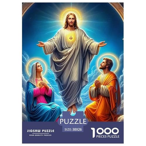 Jesus - Religion 1000 Teile Puzzle Klassische Puzzles Schwer Für Erwachsene Und Kinder Puzzles Für Erwachsene Lernspiel Herausforderungsspielzeug Erwachsenenpuzzle38x26cm/1000pcs Jesus - Religion 1000 Teile Puzzle Klassische Puzzles Schwer Für Erwachsene Und Kinder Puzzles Für Erwachsene Lernspiel Herausforderungsspielzeug Erwachsenenpuzzle38x26cm/1000pcs von JCOUSDAEO