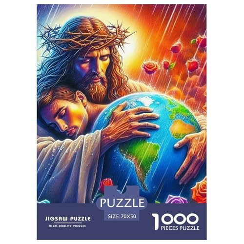 Jesus - Religion 1000 Teile Puzzle Klassische Puzzles Schwer Für Erwachsene Und Kinder Puzzles Für Erwachsene Lernspiel Herausforderungsspielzeug Erwachsenenpuzzle70x50cm/1000pcs Jesus - Religion 1000 Teile Puzzle Klassische Puzzles Schwer Für Erwachsene Und Kinder Puzzles Für Erwachsene Lernspiel Herausforderungsspielzeug Erwachsenenpuzzle70x50cm/1000pcs von JCOUSDAEO