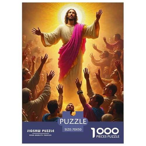 Jesus - Religion 1000-teilige Puzzles EIN Herausforderndes Rätsel, Geschenke Für Frauen,Geschenke Für Männer Erwachsenenpuzzle Ab 14 Jahren70x50cm/1000pcs Jesus - Religion 1000-teilige Puzzles EIN Herausforderndes Rätsel, Geschenke Für Frauen,Geschenke Für Männer Erwachsenenpuzzle Ab 14 Jahren70x50cm/1000pcs von JCOUSDAEO